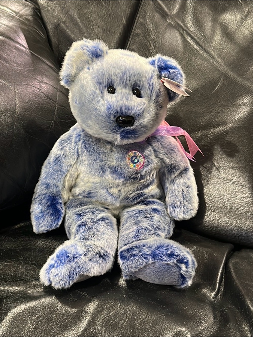 Ty Beanie Buddy | “Periwinkle” 14” Plush Bear | 2001